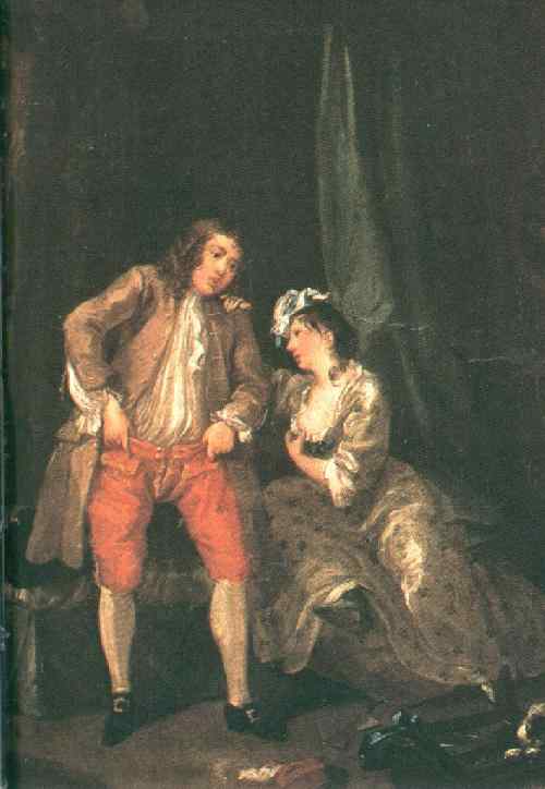 HOGARTH, William Before the Seduction and After sf